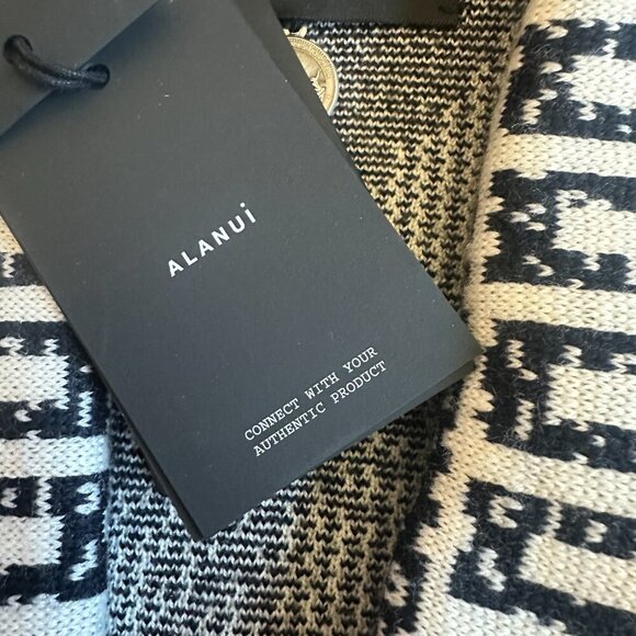 Alanui Wood Block Ibrid Cardigan Sweater Designer Luxury Size XS Women's NWT - Picture 15 of 16